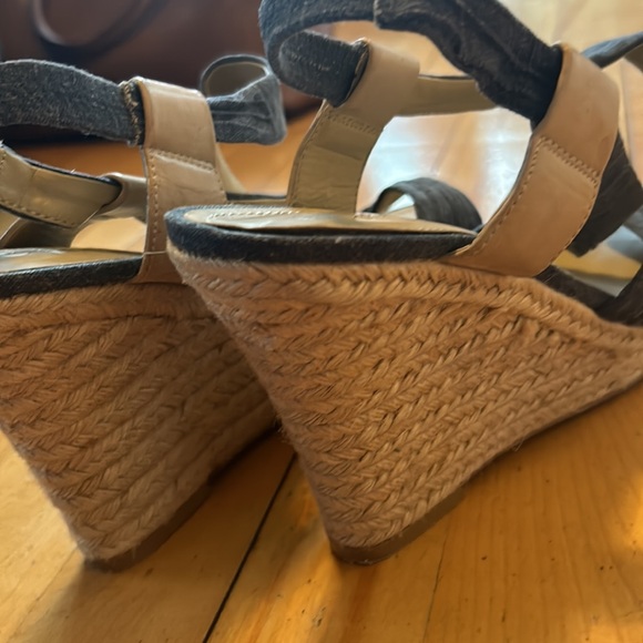 🛑sold🛑James & Jules size 9 espadrilles wedge heel sandals - Picture 4 of 6